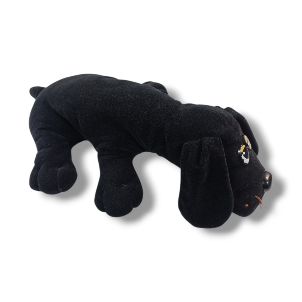 Vintage 1985 Pound Puppy‎ Rumple Skins Black Tonka Original 18" Plush